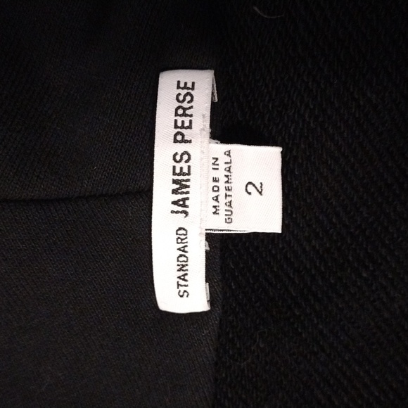 Standard James Perse French Terry Cloth Knit Jacket/ Cardigan Size 2 - Picture 3 of 5